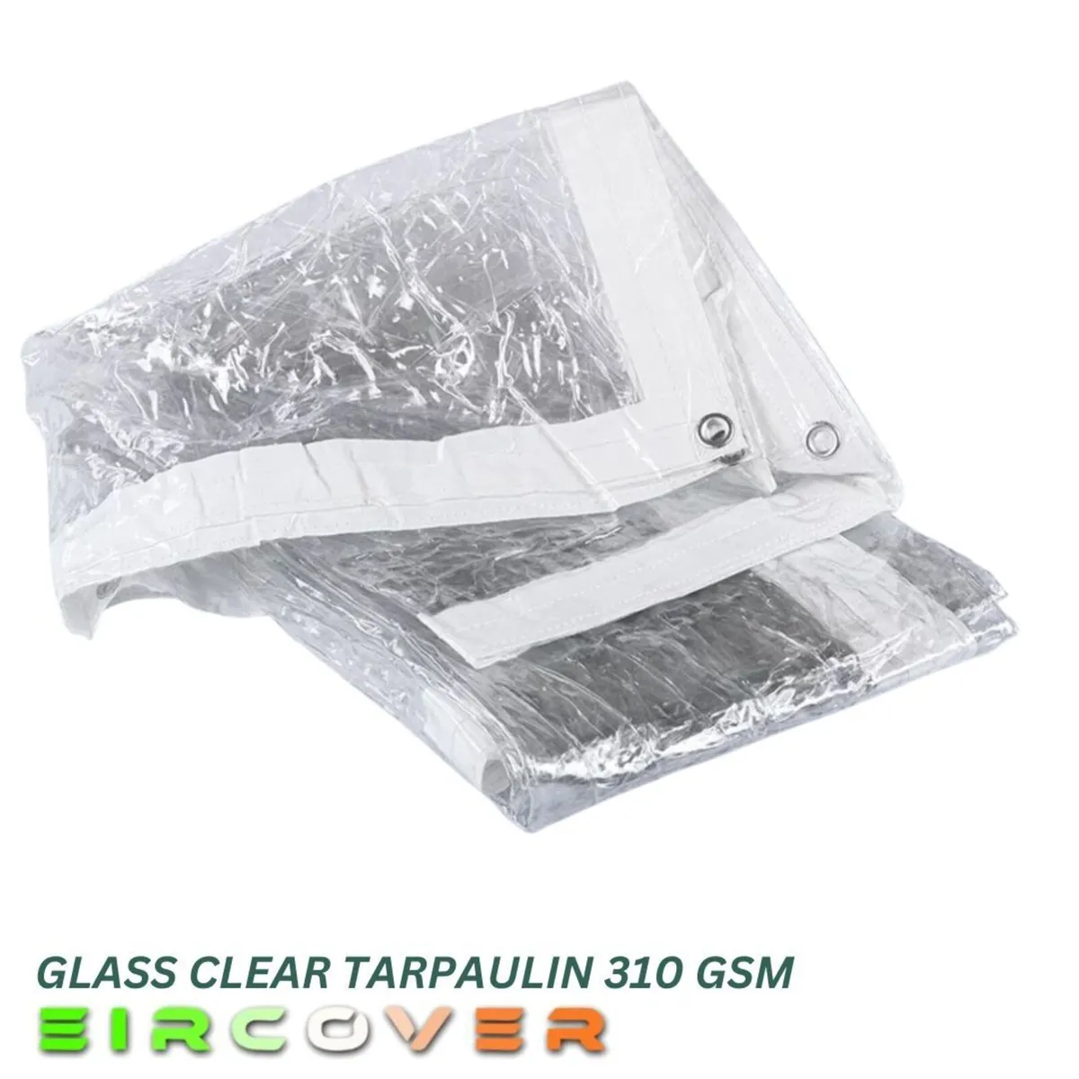 Glass Clear Tarpaulin cover 1.22m x 2m 310 gsm - Image 3