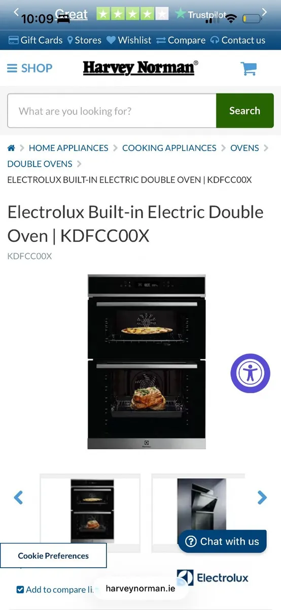 Double oven Electrolux integrated - Image 1
