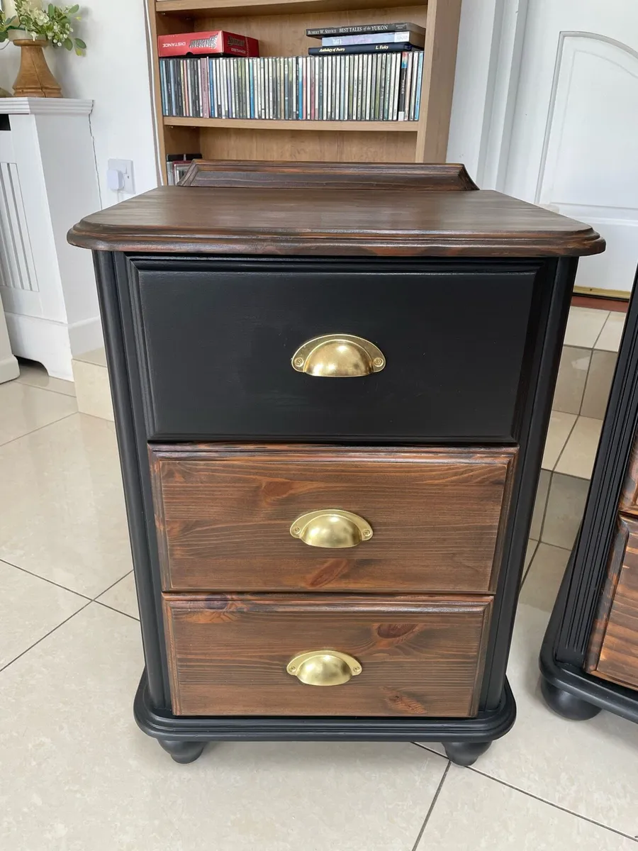 Chest of drawers and 2 lockers - Image 3