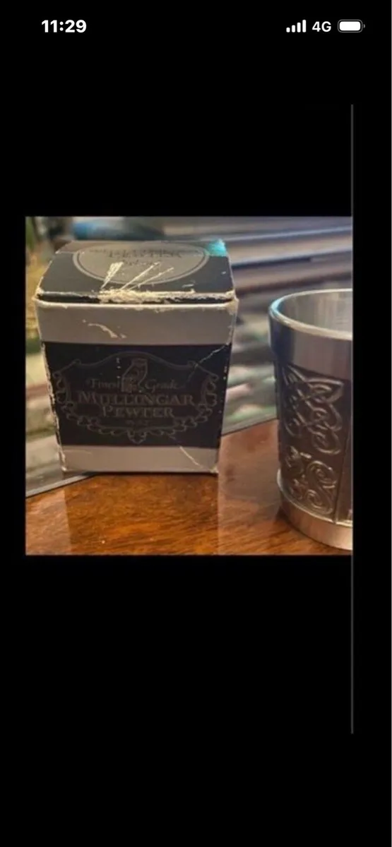 Mullingar Pewter Celtic Shot Measure - Image 2