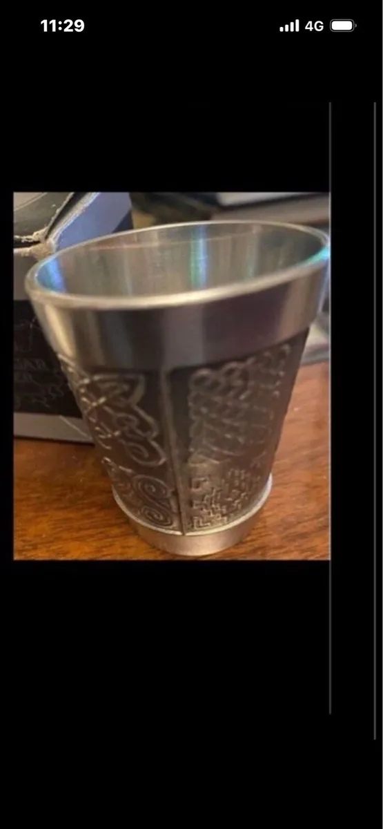 Mullingar Pewter Celtic Shot Measure - Image 4