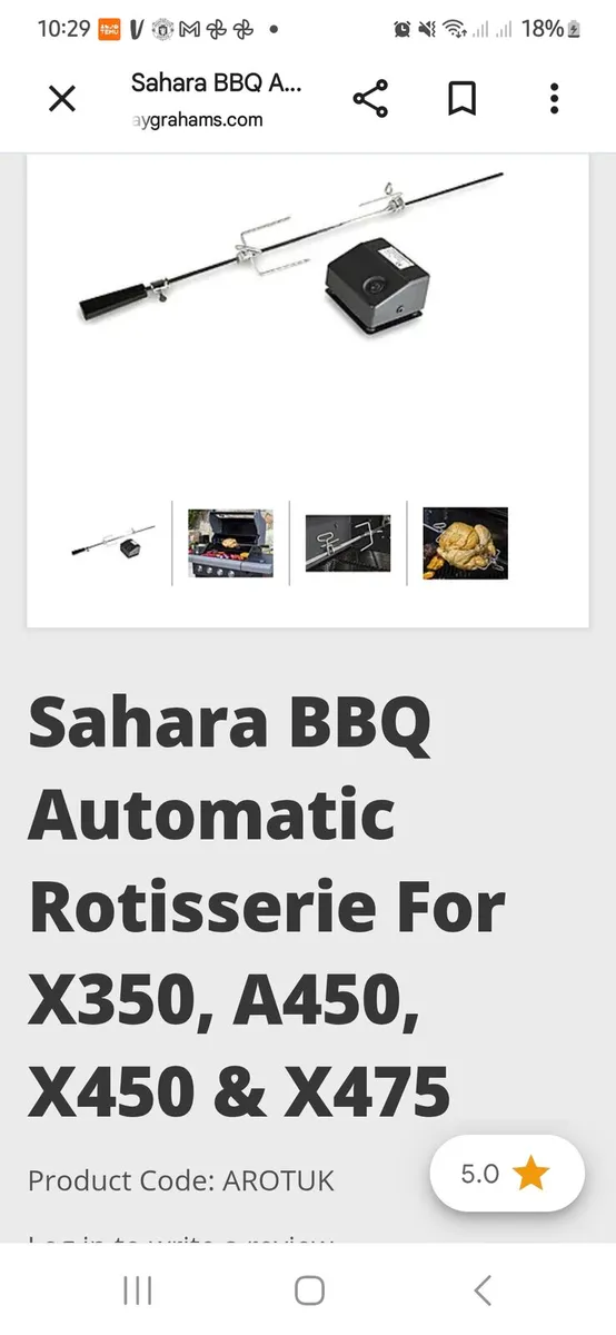 Barbecue sahara x350 with extras - Image 4