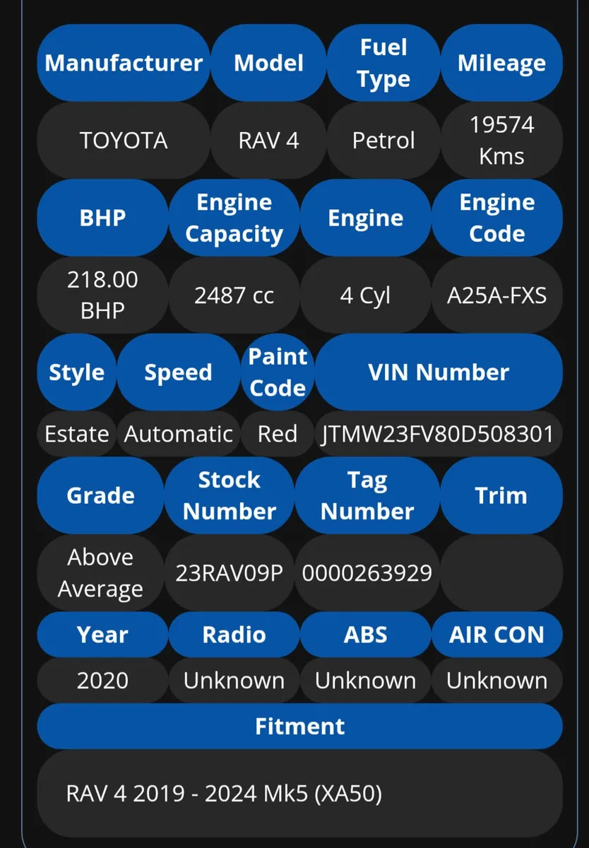 Rav4 FWD Driveshafts (Left and Right) - Image 4