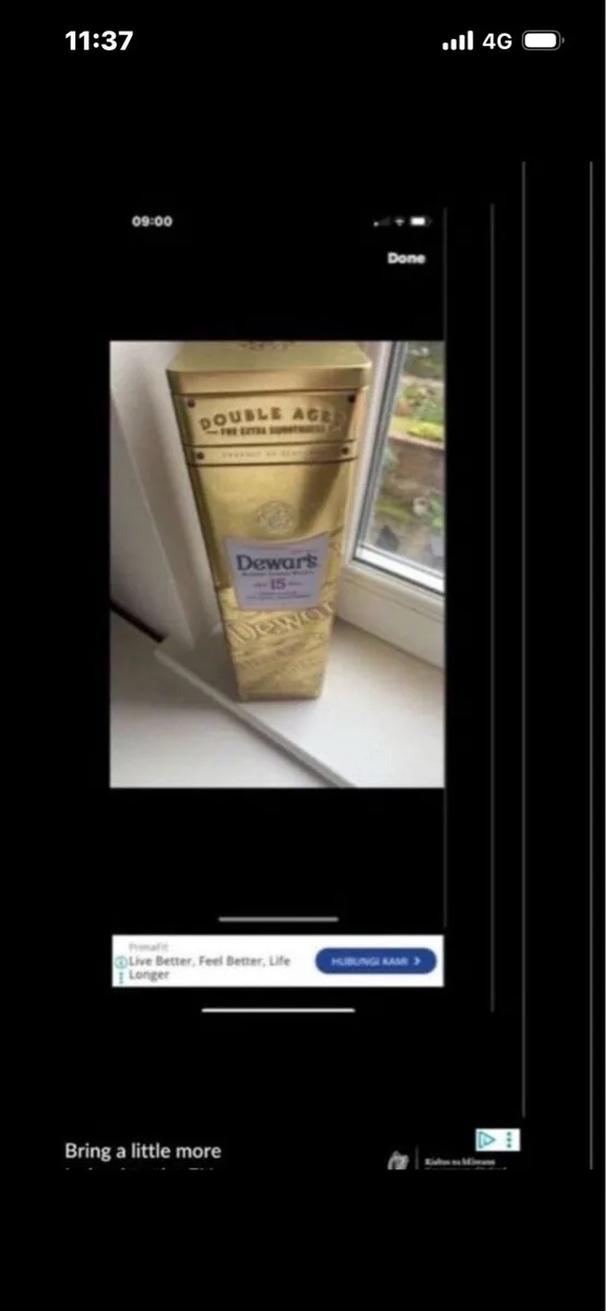 Dewars 15 Yrs Aged Metal Display Box - Image 2