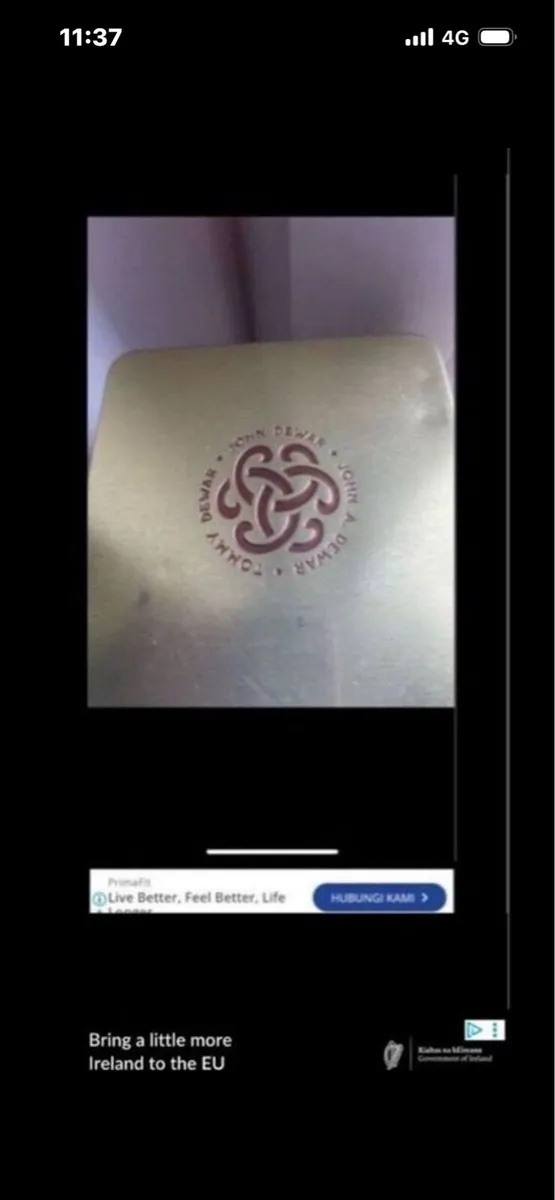 Dewars 15 Yrs Aged Metal Display Box - Image 3