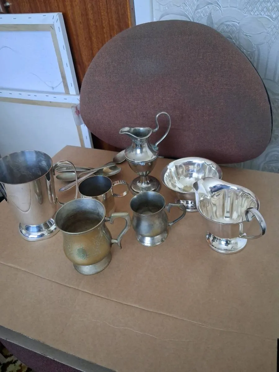 Vintage silver plate pieces - Image 1