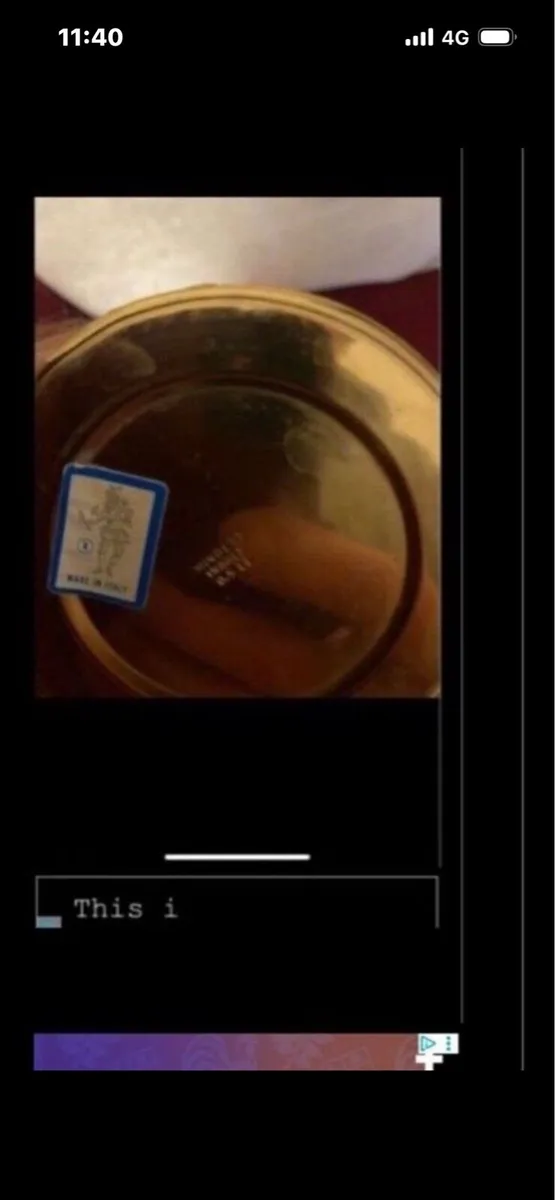 Vintage Crystal Claret Jug - Image 3