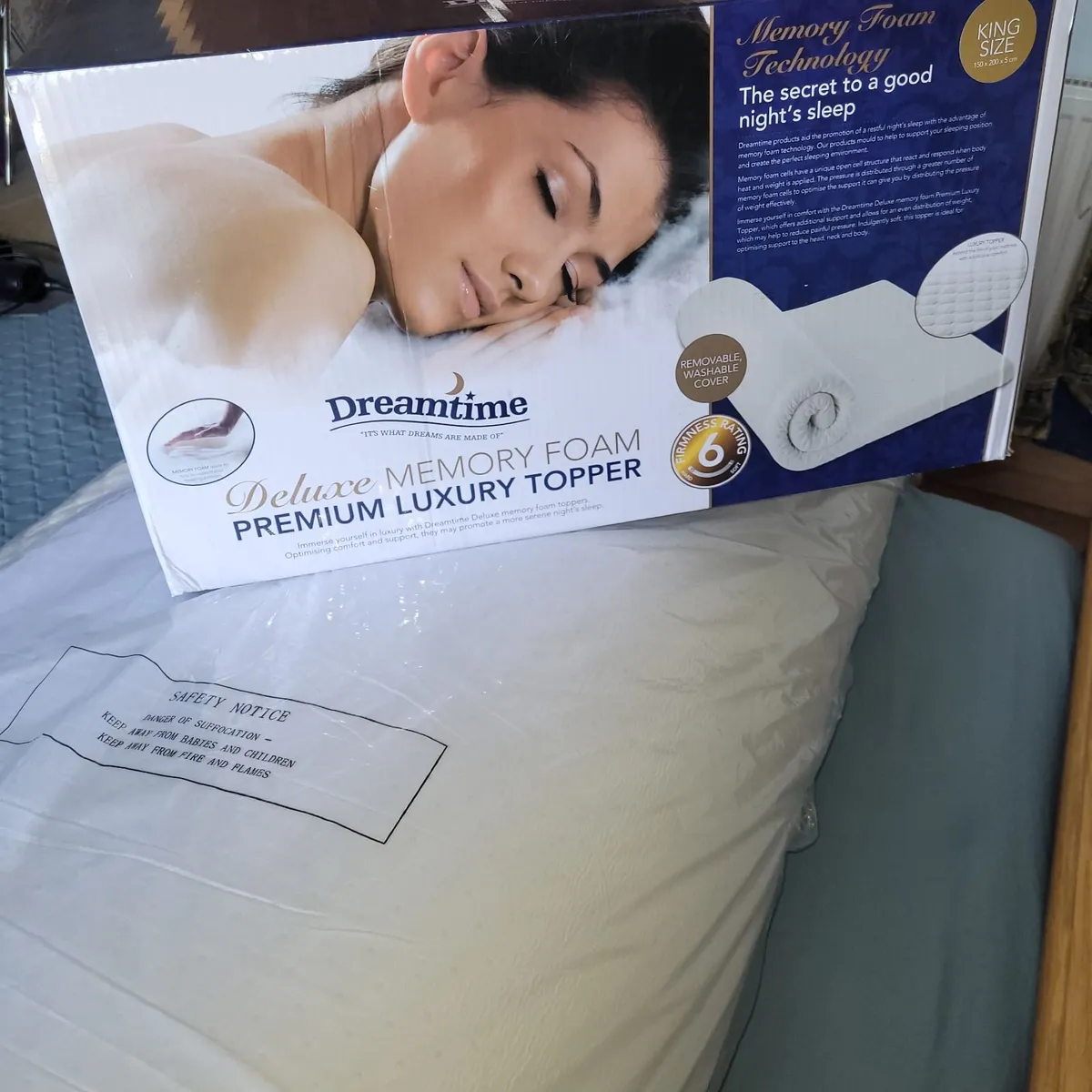 5cm memory foam mattress topper - Image 2