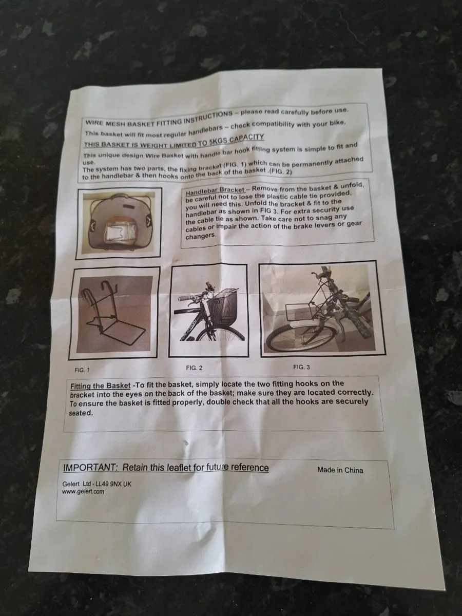 Canyon mesh front bicycle basket - Image 2