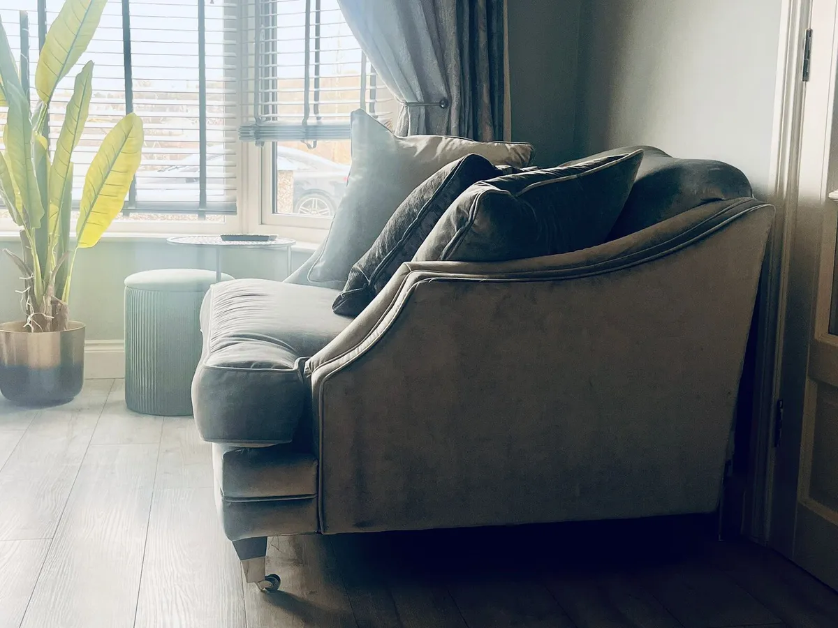 Sofa Set. Belvedere 4 seater sofa and cuddler - Image 3