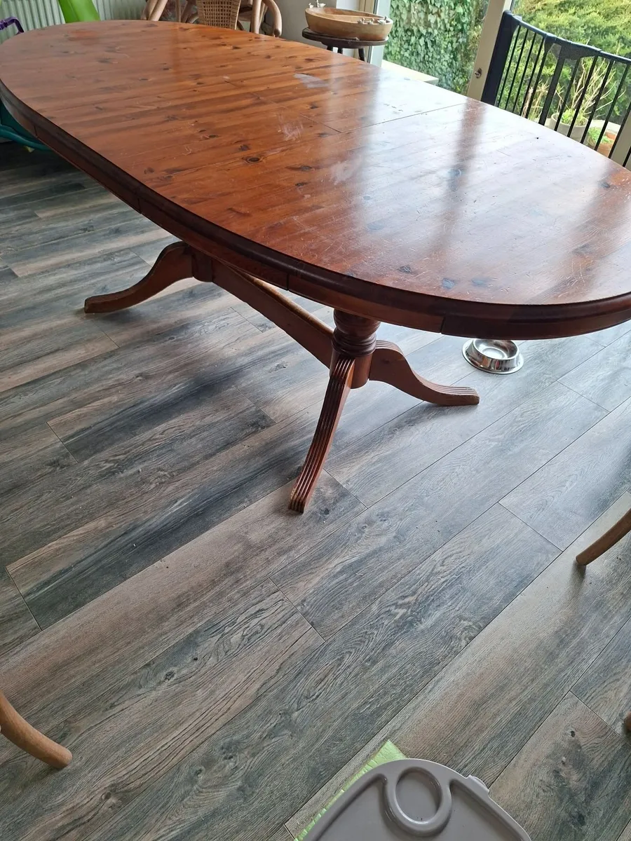 Oak Kitchen table - Image 3