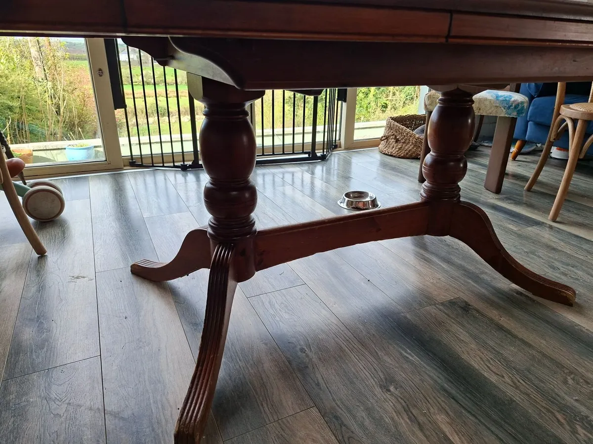 Oak Kitchen table - Image 4