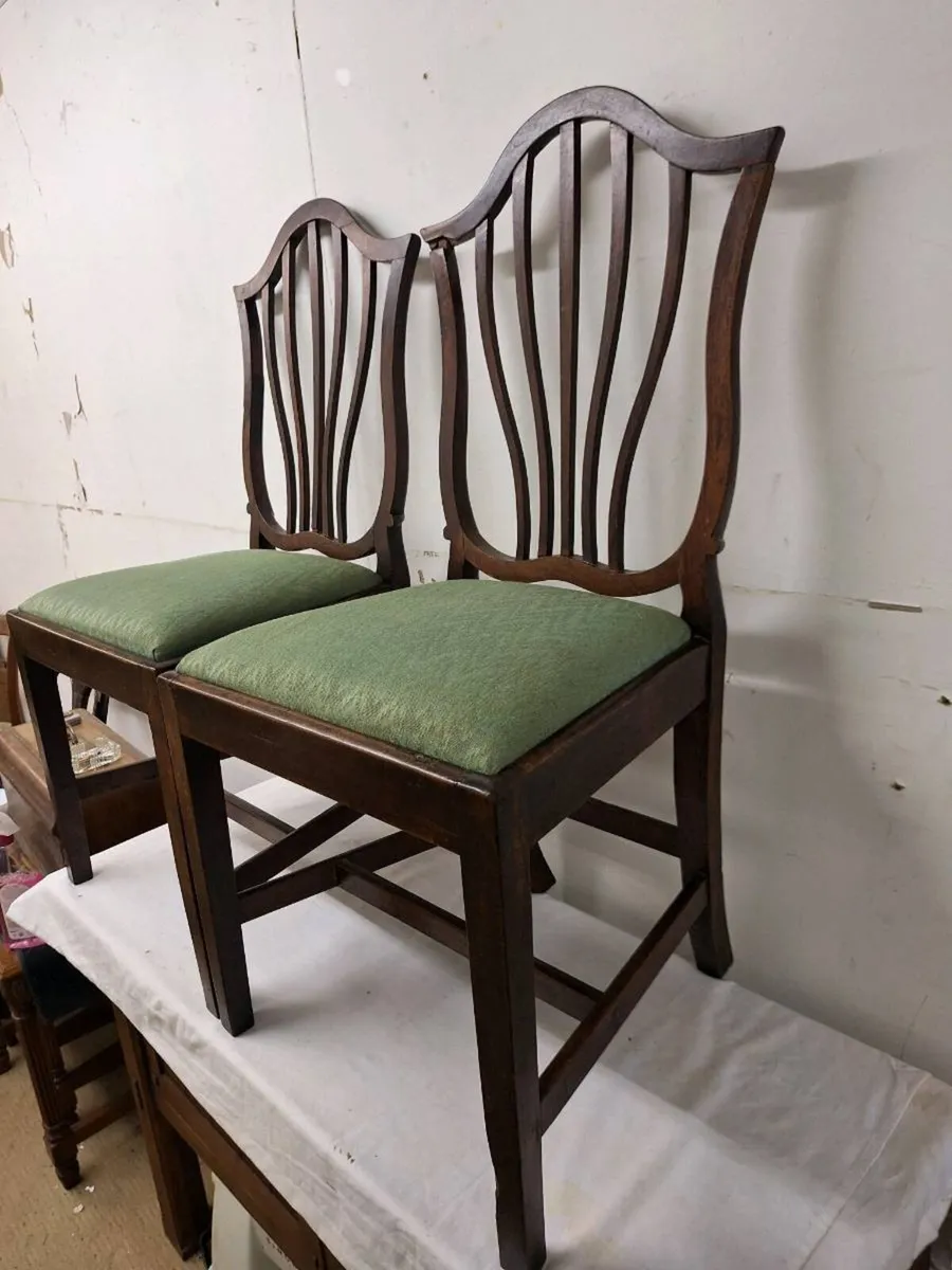Pair of 19th century dining chairs - Image 3