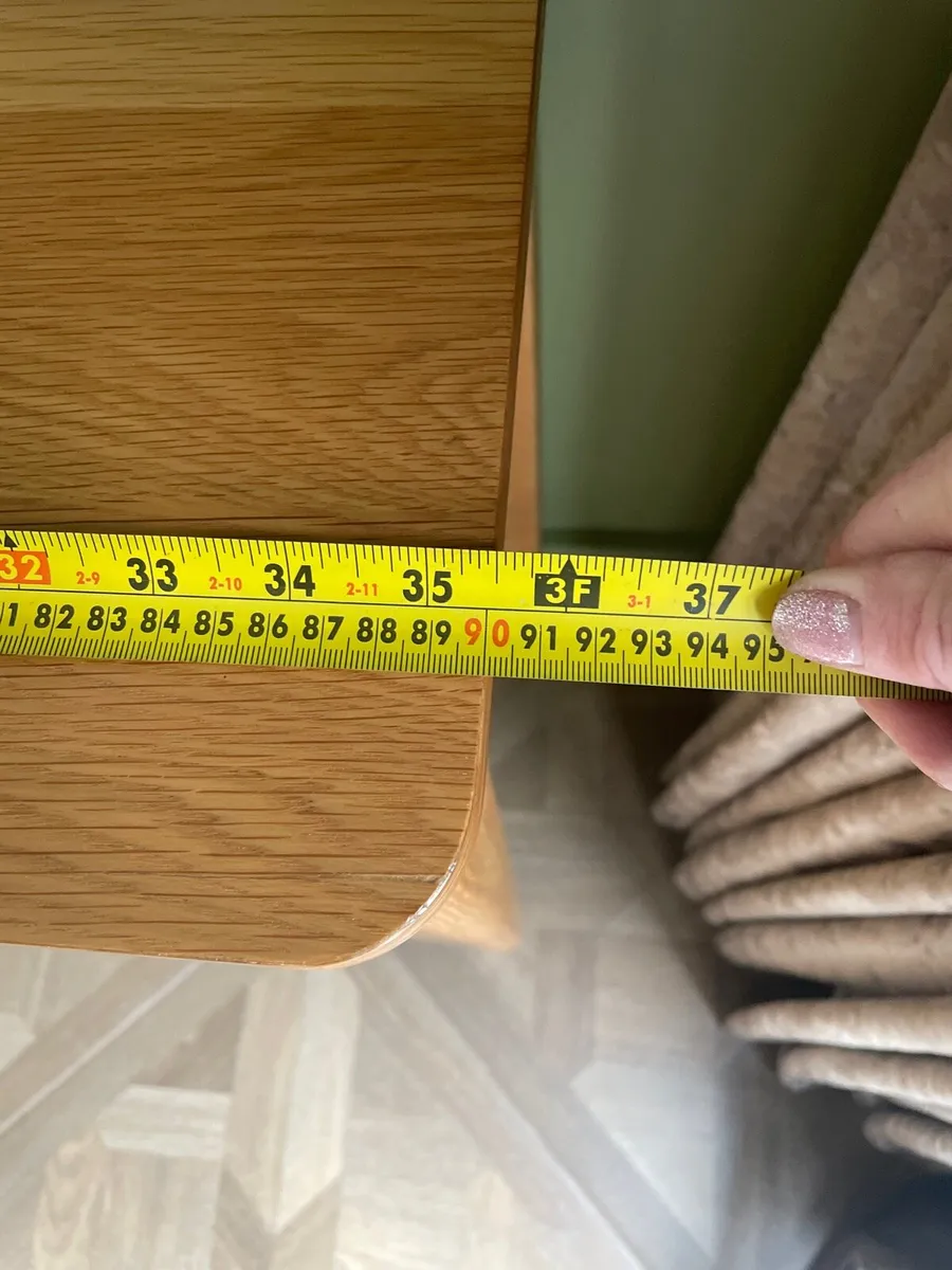 Solid Oak hall table - Image 4