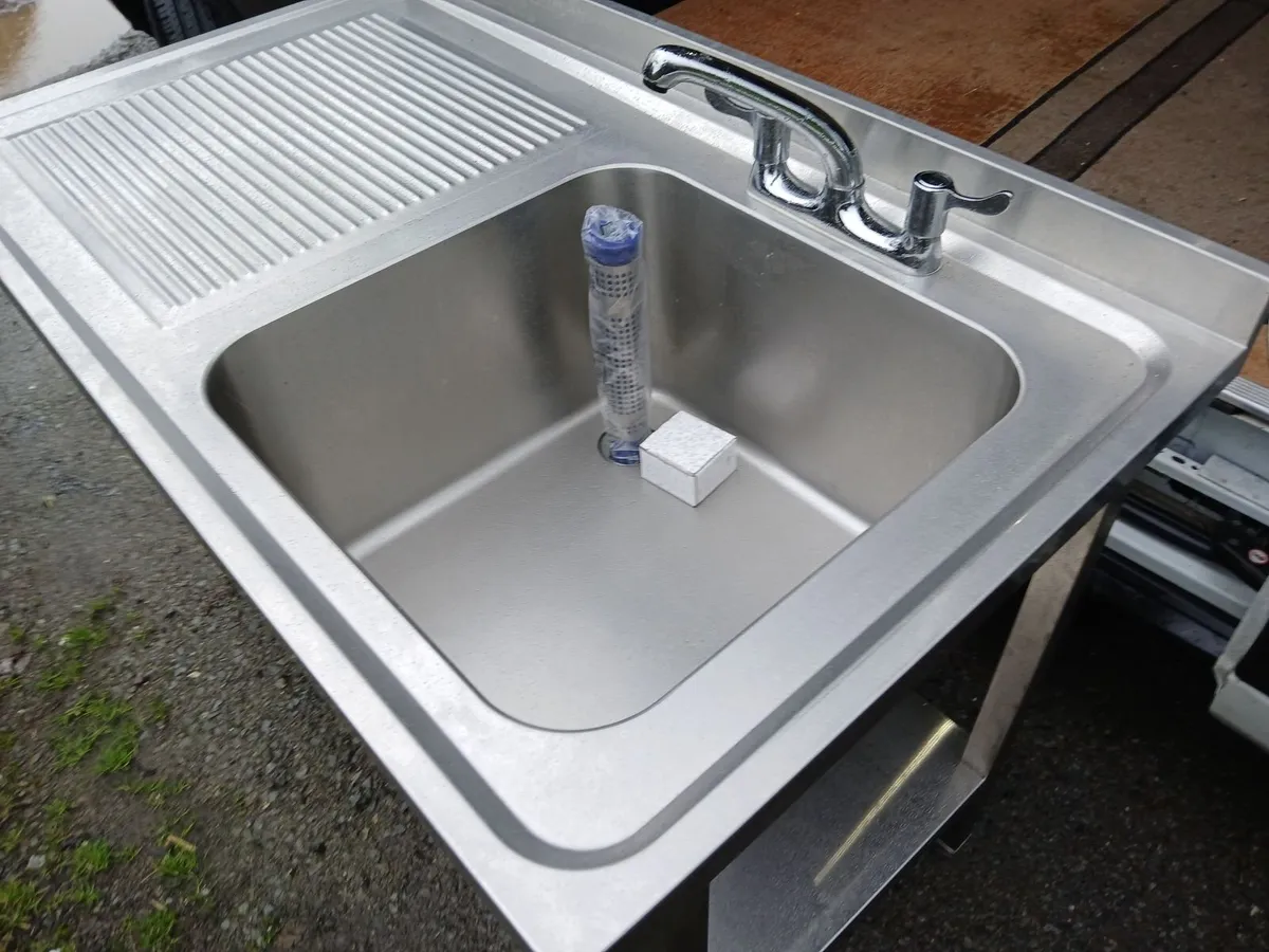 Staneless steel cabbinet sink unit complete - Image 3