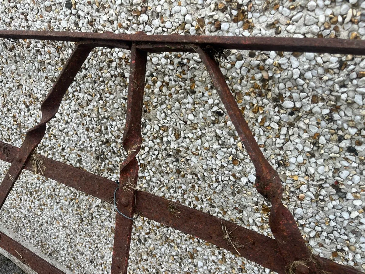 Wrought iron blacksmiths gate hand fordged - Image 2