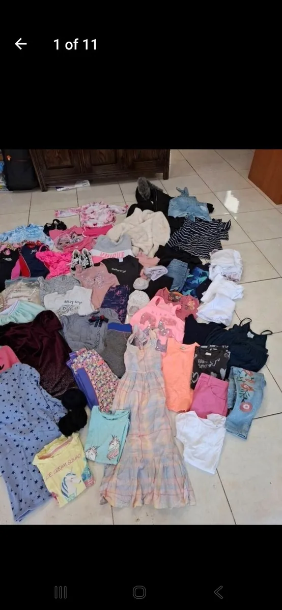 Girls clothes bundle age 7-8 - Image 1
