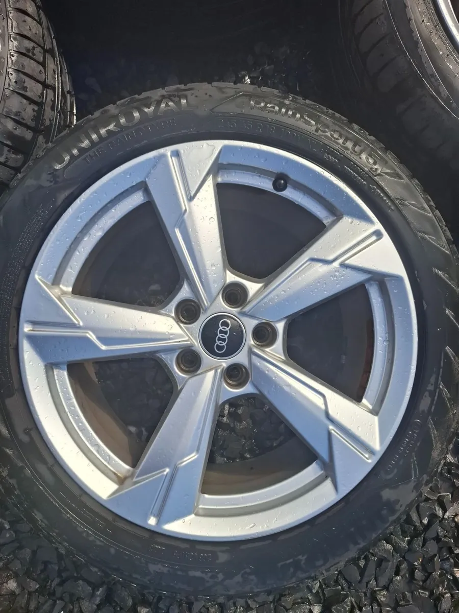 18" Genuine Audi A6 S Line Alloys with tyres - Image 2