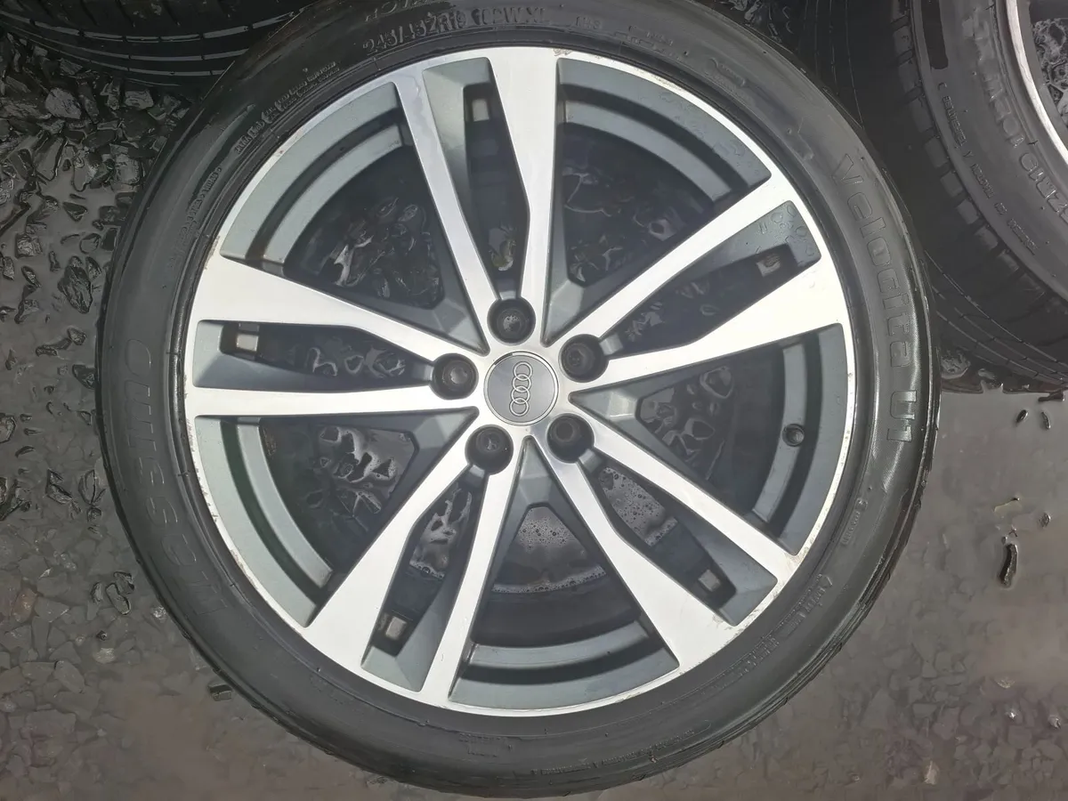 19" Genuine Audi A6 S Line Alloys with tyres - Image 1