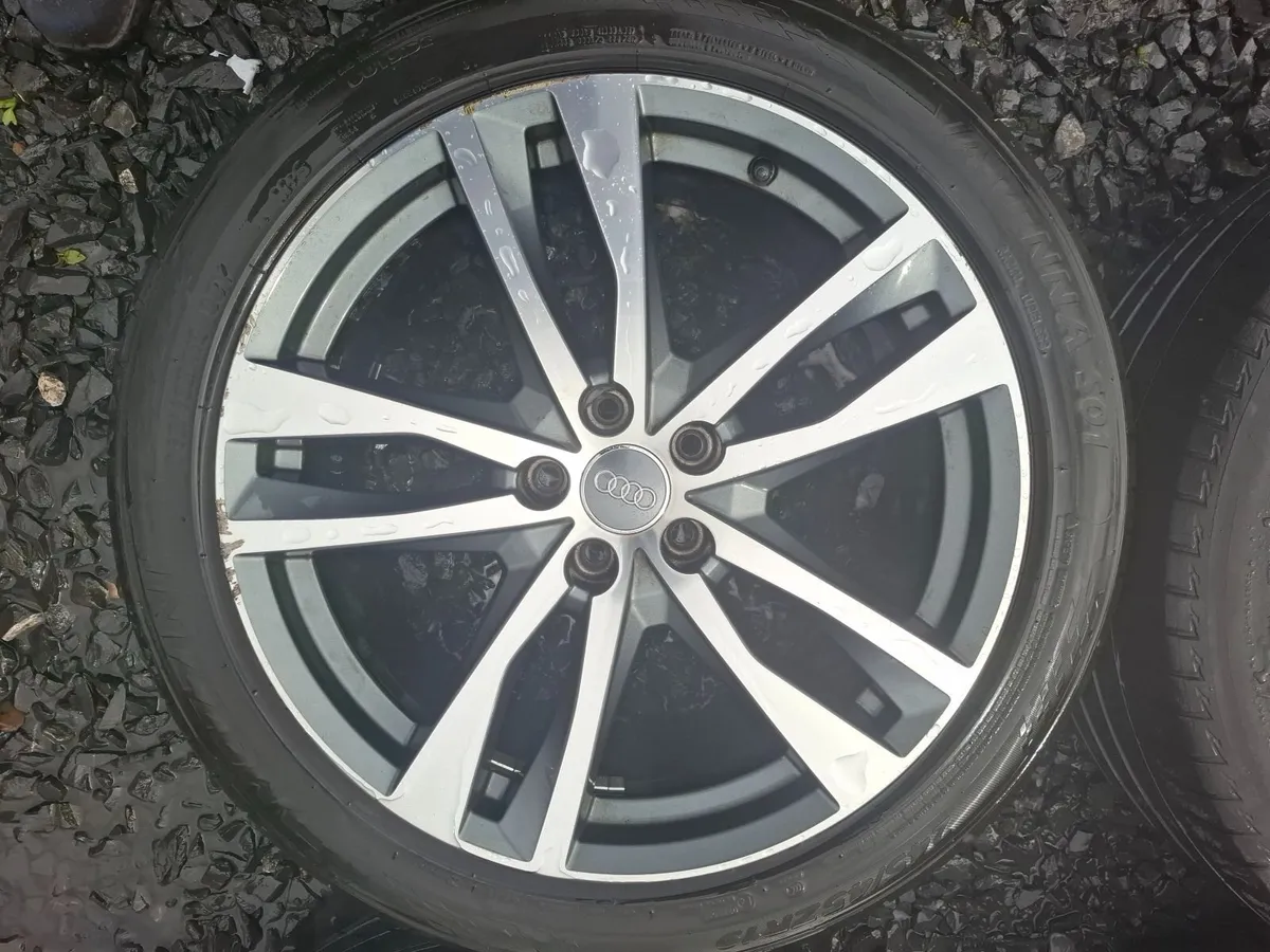 19" Genuine Audi A6 S Line Alloys with tyres - Image 2