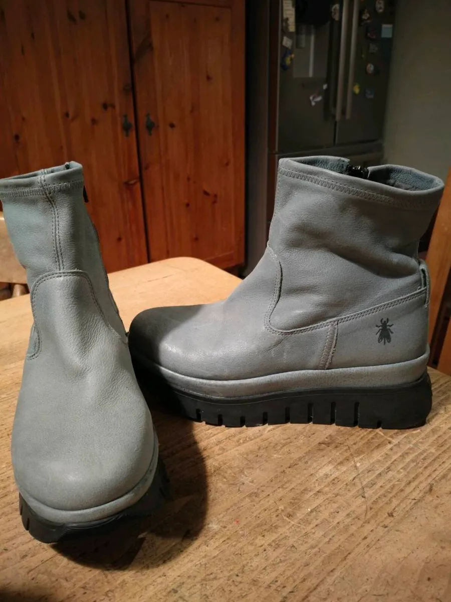 Fly London Diesel gray Ankle boots. High quality b - Image 4