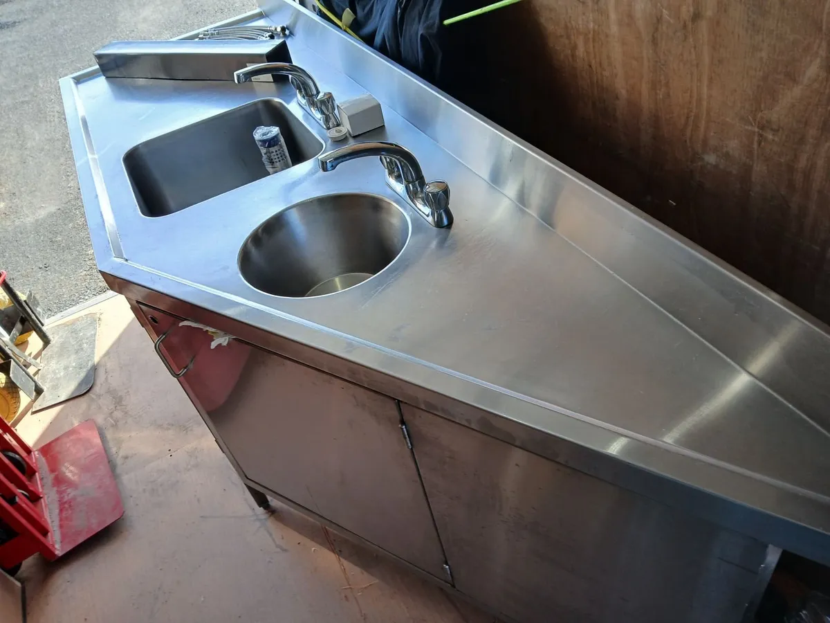 Staneless steel cabbinet sink unit complete - Image 3