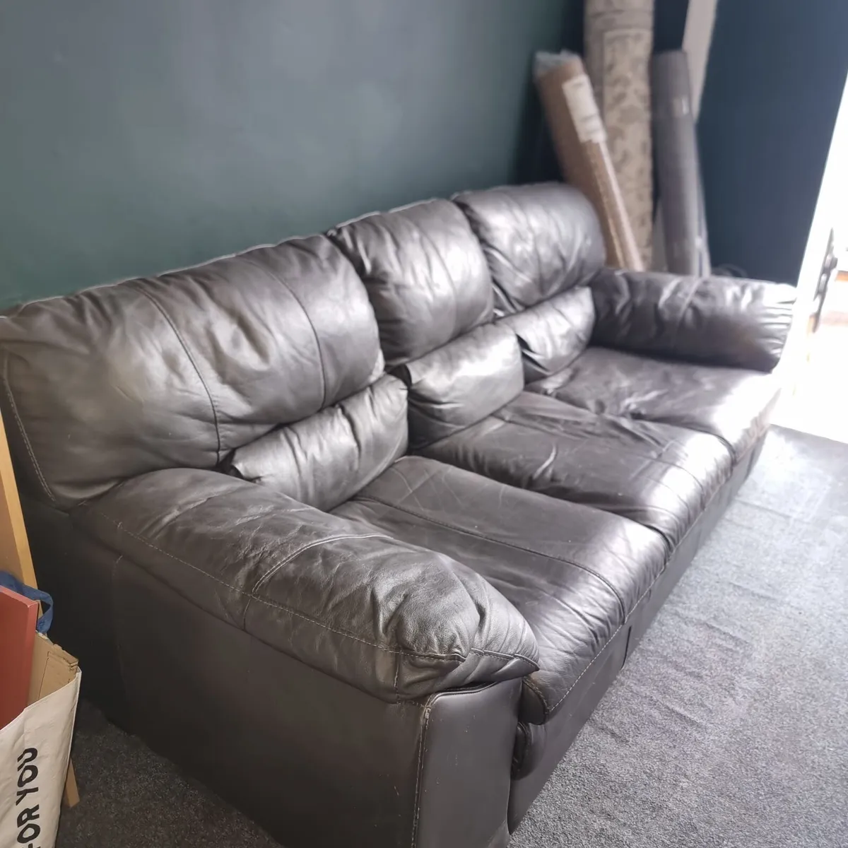 Black 2 & 3 Seater Sofa Set – Comfortable & Great - Image 1