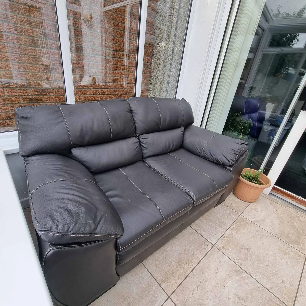 Black 2 & 3 Seater Sofa Set – Comfortable & Great - Image 3