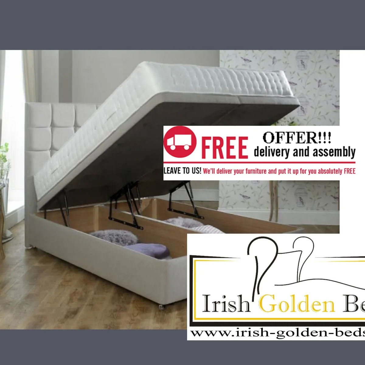 bed bed bed, free delivery - Image 1