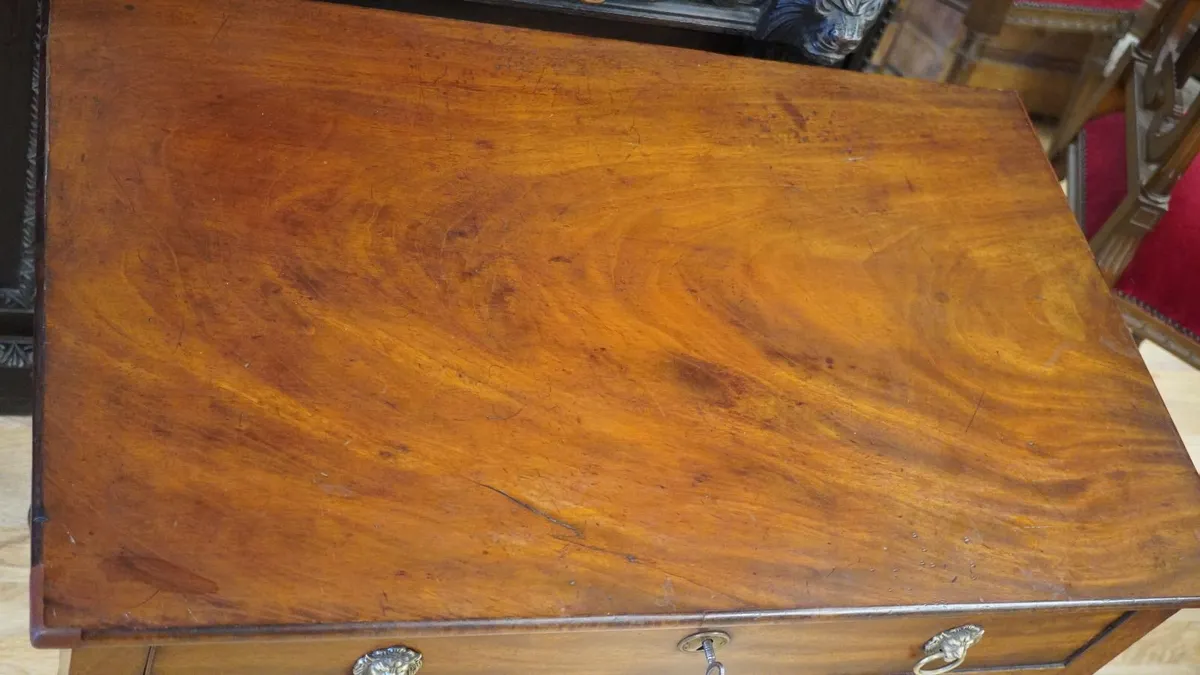 Victorian Mahogany Side Table with Drawer - Image 4