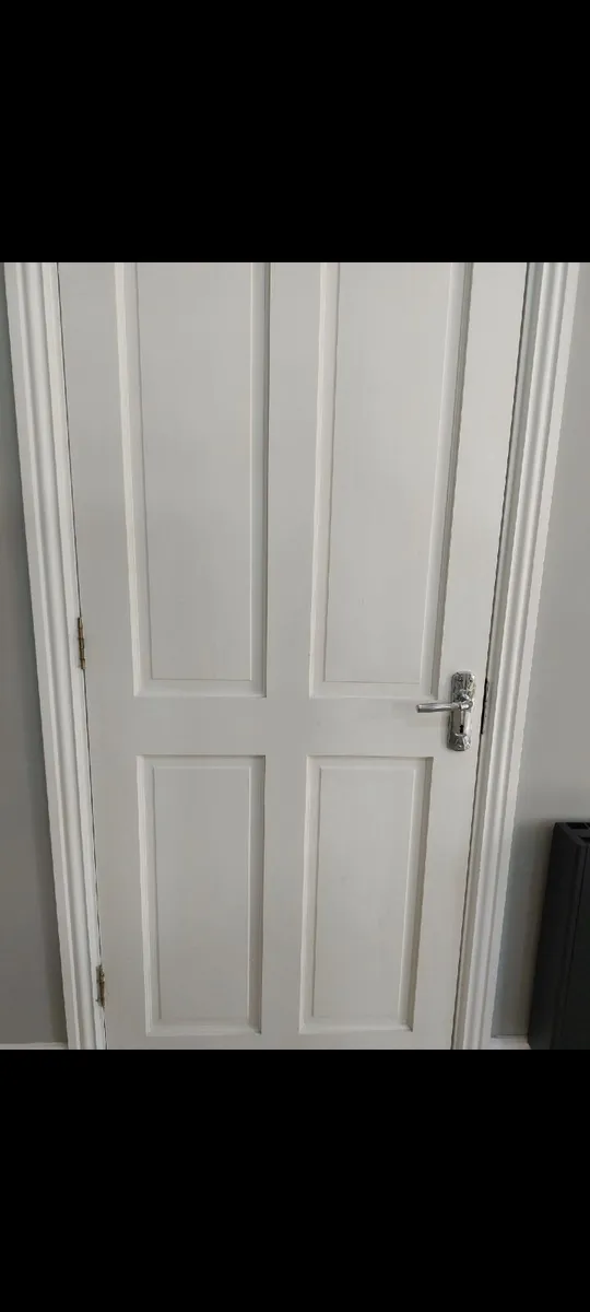 Solid White Panel Doors for Sale - Image 1