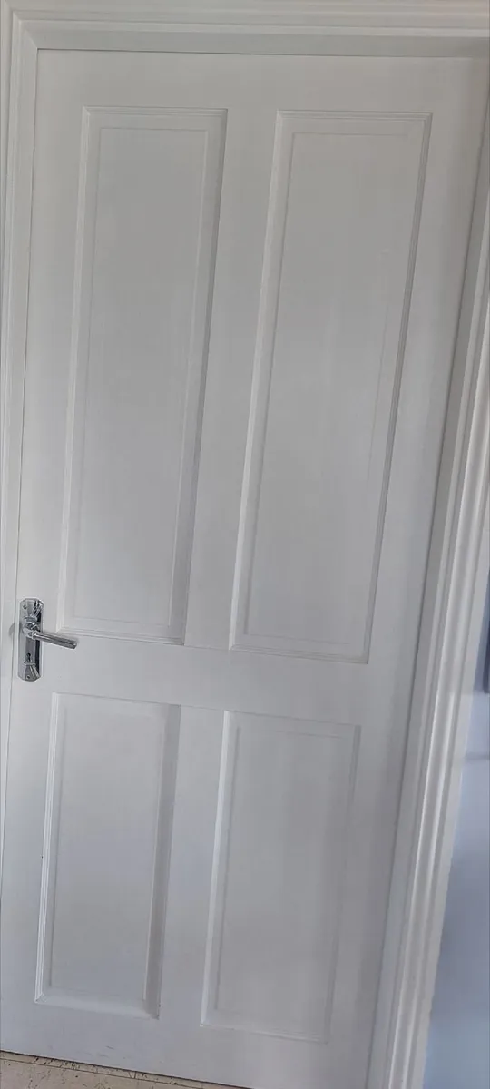 Solid White Panel Doors for Sale - Image 2
