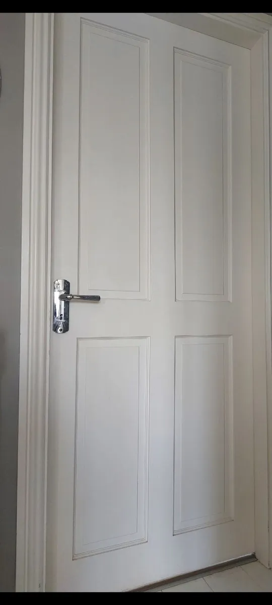 Solid White Panel Doors for Sale - Image 4