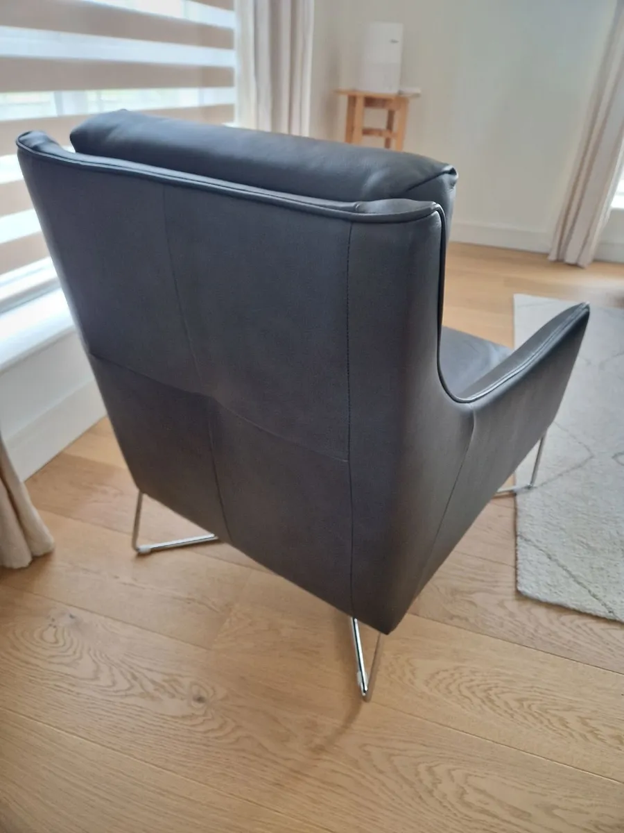 Genuine Italian Leather Armchair - Image 2