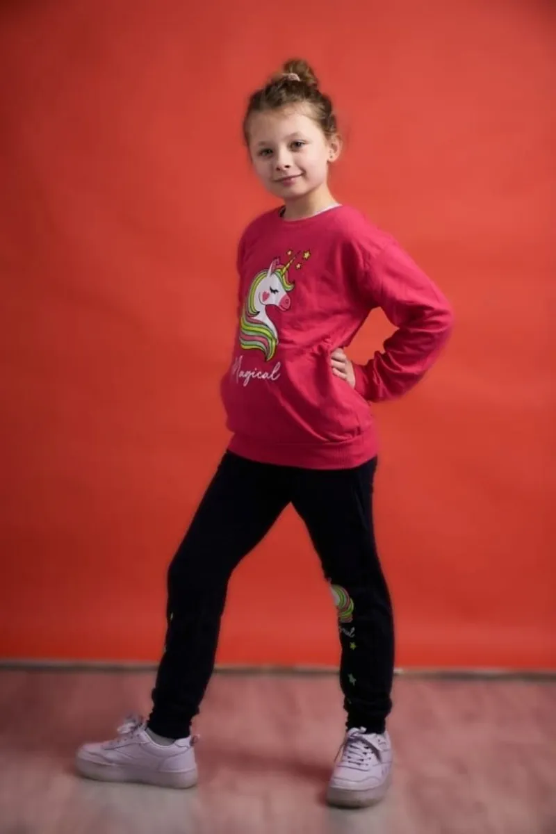 Unicorn children's tracksuit - Image 2