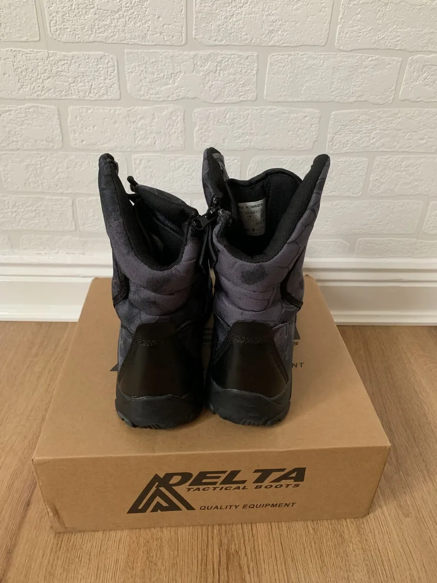 Camouflage Tactical Boots,Zipper Lace up - Image 4