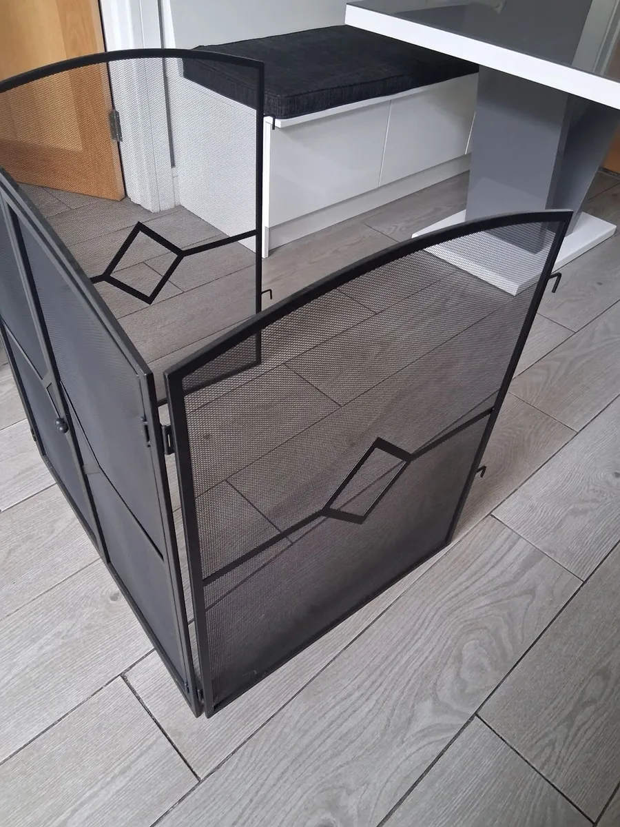 3 panel fire screen - Image 3