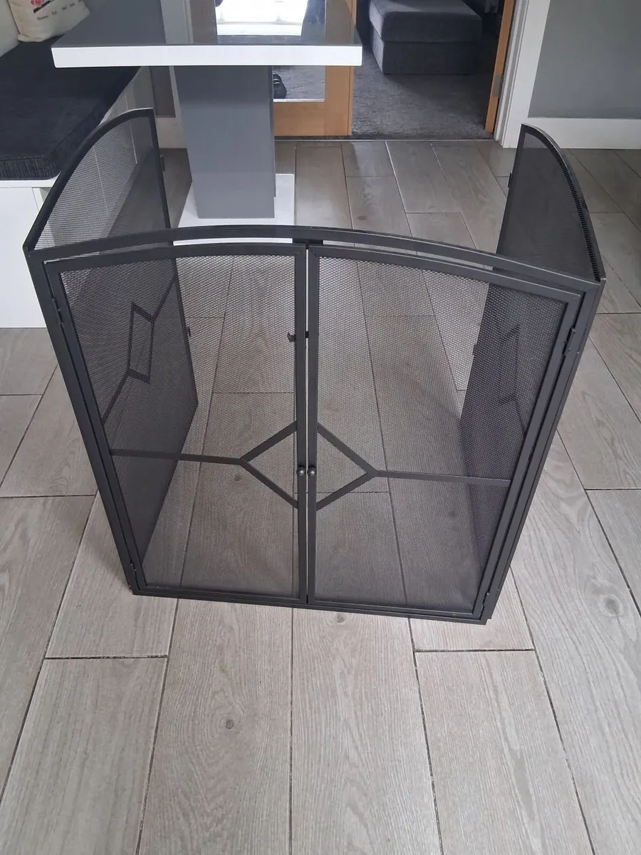 3 panel fire screen - Image 2