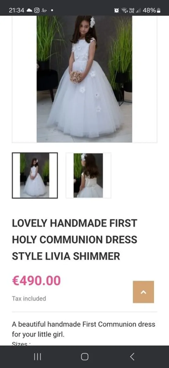 Fashion Angel Livia Communion Dress - Image 4
