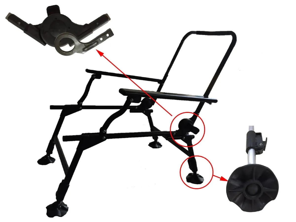 Folding carp fishing chair - Image 3
