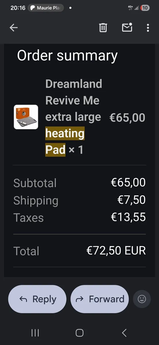 Revive Me Extra Large Heat Pad - Image 2