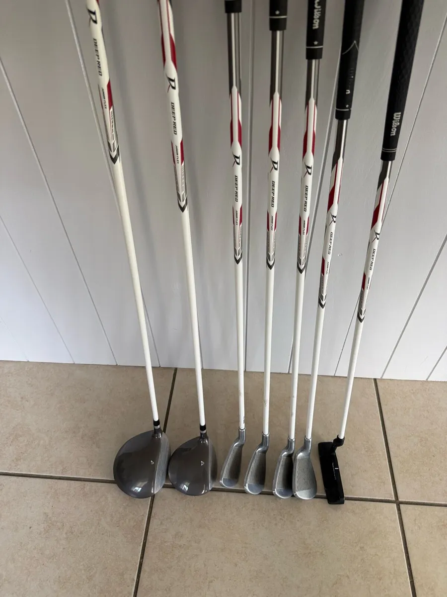 Wilson Deep Red Kids set (No Bag incl) - Image 2