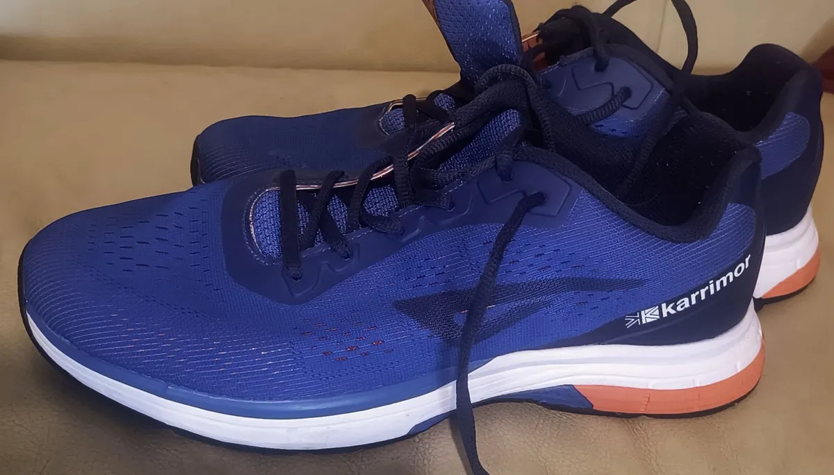 Size 10 Karrimor Mens Tempo Running Shoes Trainers - Image 4