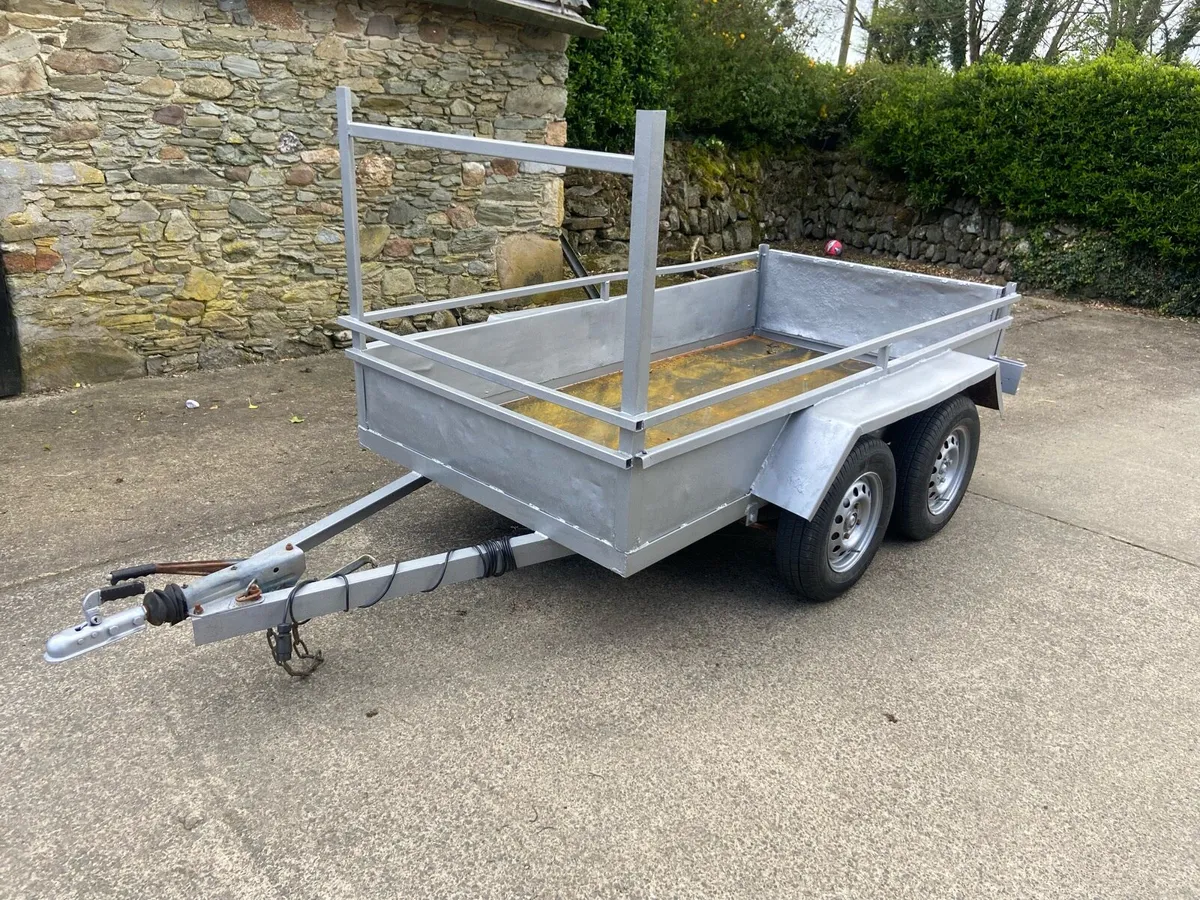 8ft2” x 4ft2” builders trailer all steel - Image 1