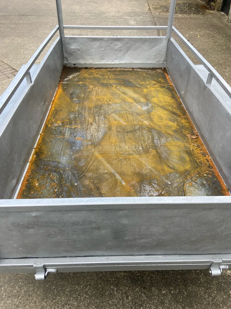 8ft2” x 4ft2” builders trailer all steel - Image 3