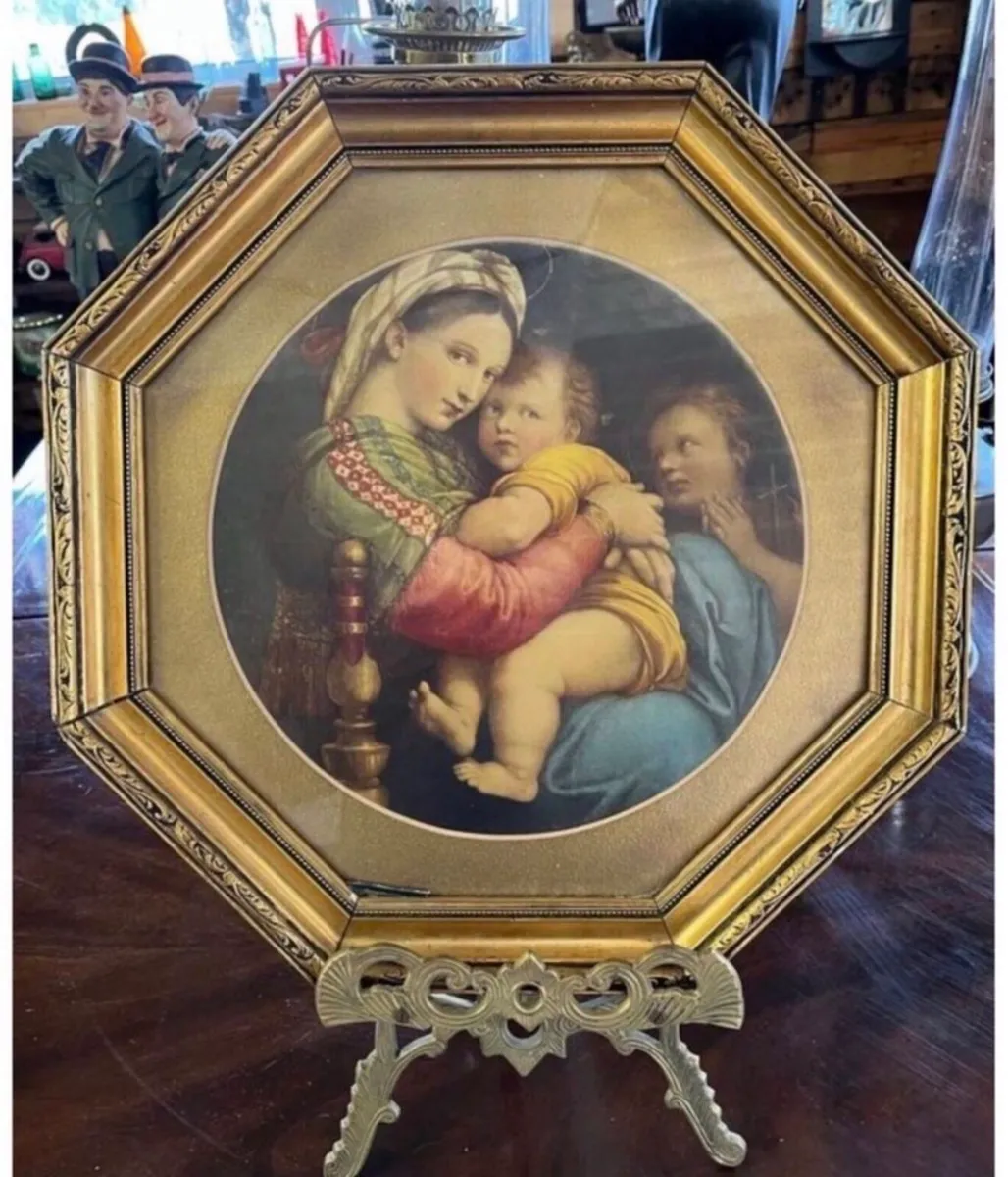 Madonna of the Chair  wall hanging