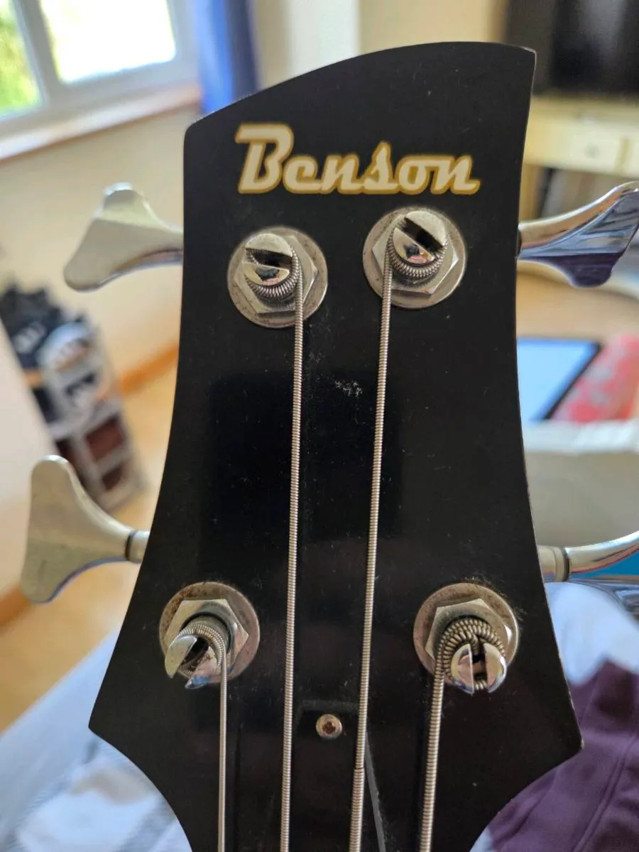 Benson Left Handed Bass Guitar - Image 2