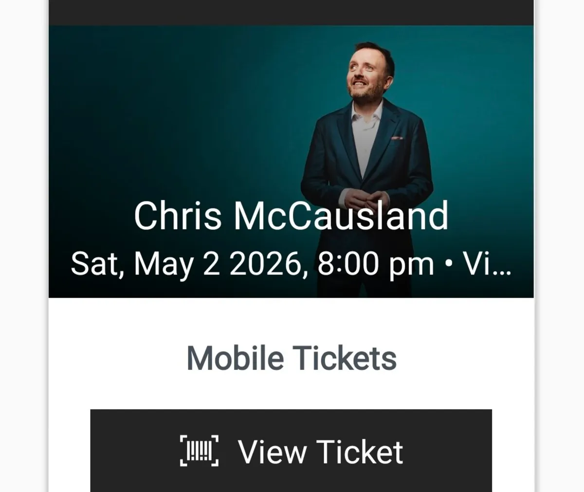 Chris McCausland / Cooper Alan Tickets - Image 1