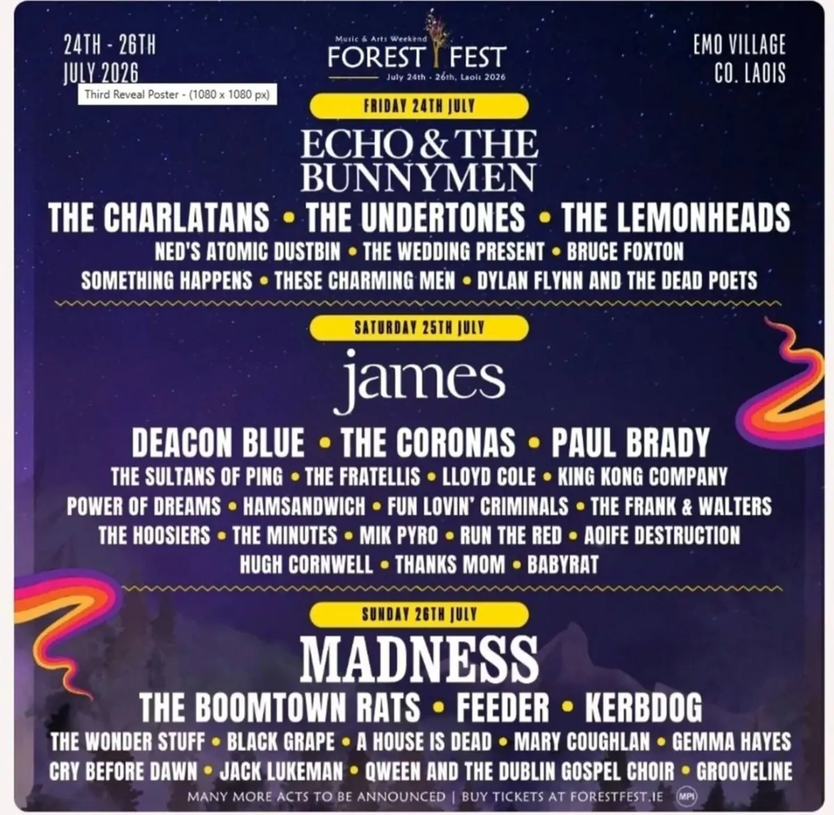 Forest Fest adult wkend tkt + family wknd camping