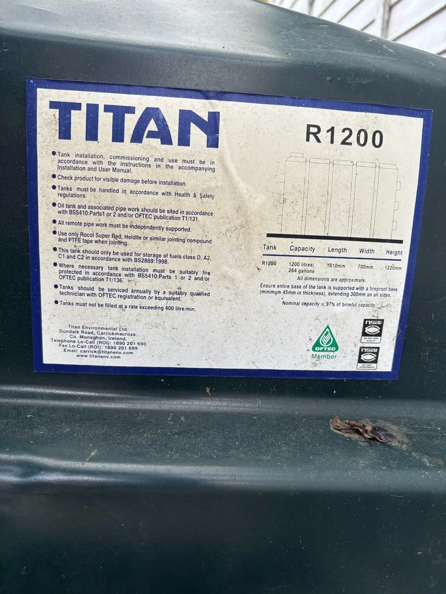 Kerosene tank - 1200 litre - Image 3